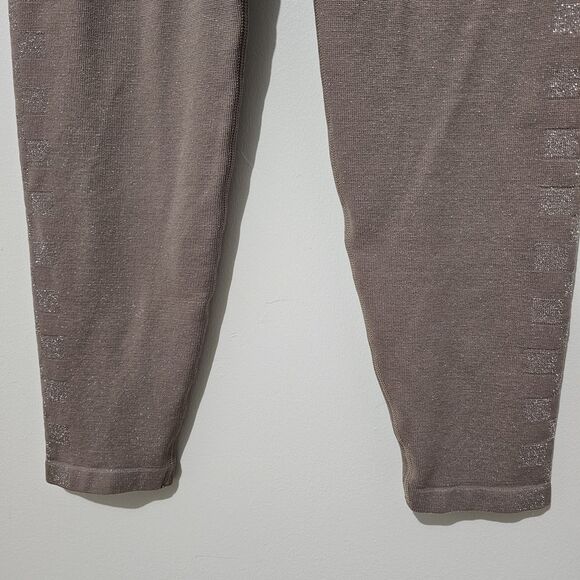 PINK Active - Leggings Seamless High Waisted Shimmer - Size M - Dusty Mauve - Picture 4 of 7